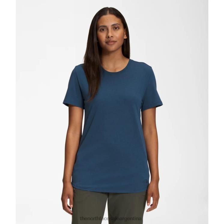 FFV046200 azul sombreado The North Face camiseta de manga corta terreno mujer