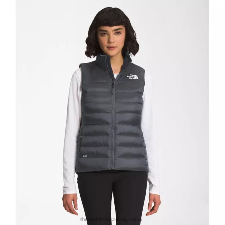 FFV043592 gris The North Face chaleco aconcagua mujer