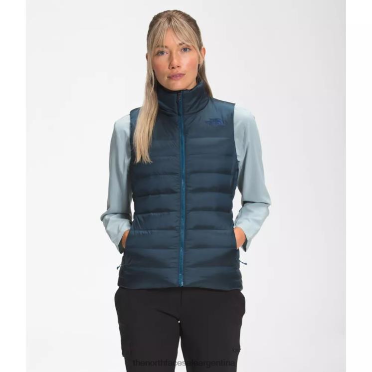 FFV043597 azul The North Face chaleco aconcagua mujer