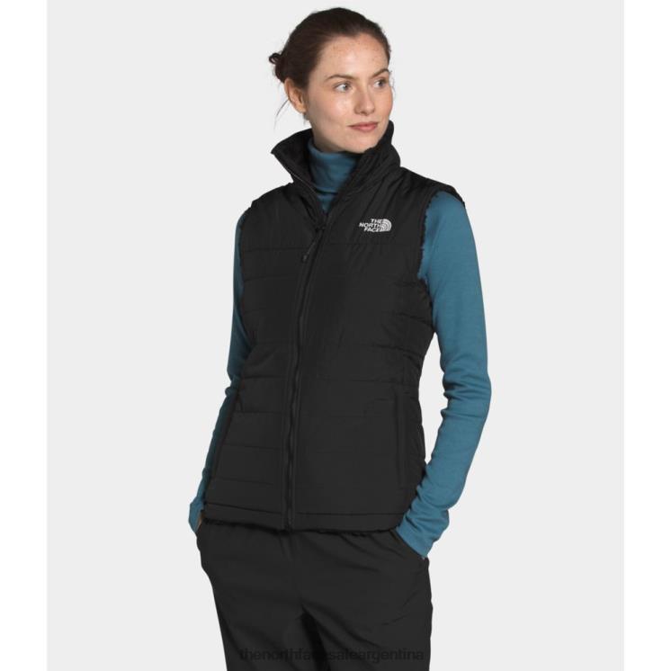 FFV043603 negro The North Face chaleco reversible con aislamiento mossbud para mujer
