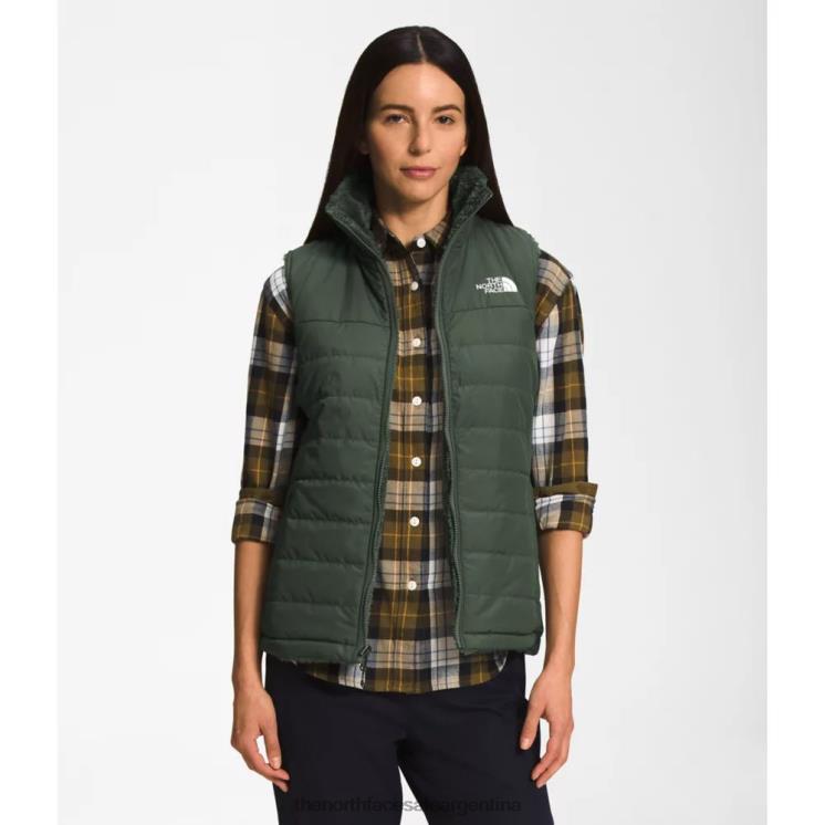 FFV043605 tomillo The North Face chaleco reversible con aislamiento mossbud para mujer