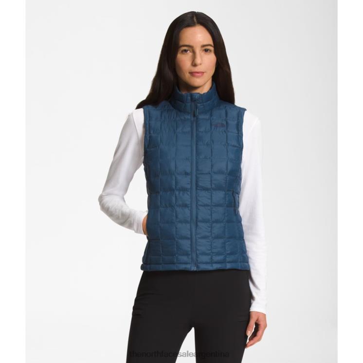 FFV044213 azul sombreado The North Face chaleco termoball eco mujer 2.0