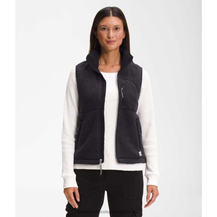 FFV044258 negro The North Face chaleco polar cragmont para mujer