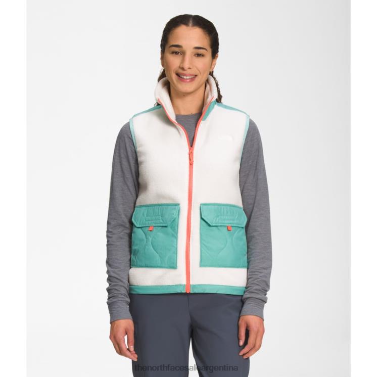 FFV045680 blanco The North Face chaleco arco real mujer