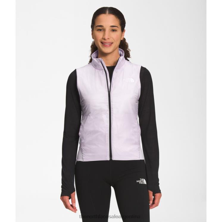 FFV045718 niebla de lavanda The North Face chaleco aislante cálido de invierno para mujer