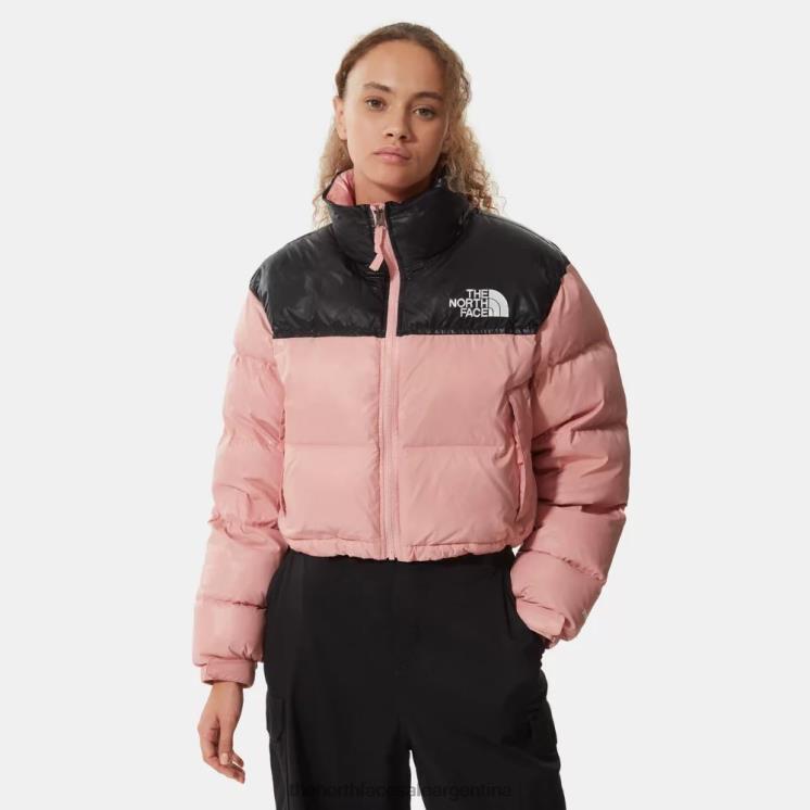 FFV041065 bronceado rosa The North Face chaqueta corta nuptse mujer