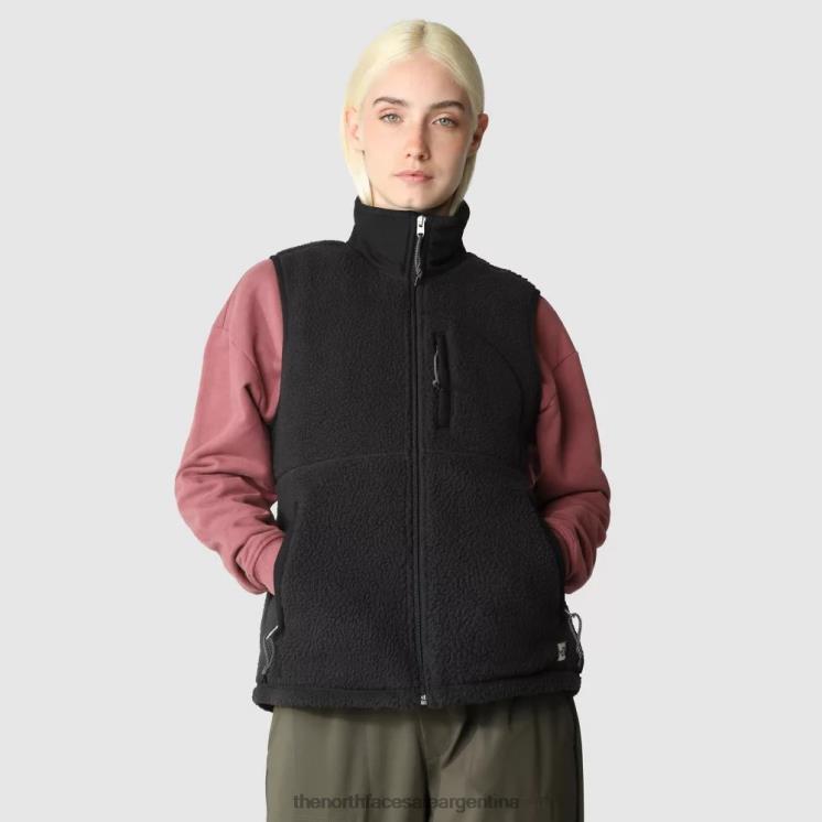 FFV041105 negro The North Face chaleco polar cragmont para mujer