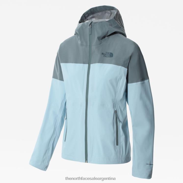 FFV041423 azul beta The North Face chaqueta dryvent de cuenca oeste para mujer