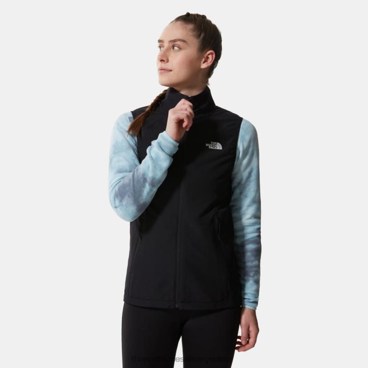 FFV041496 negro The North Face chaleco apex ágil para mujer