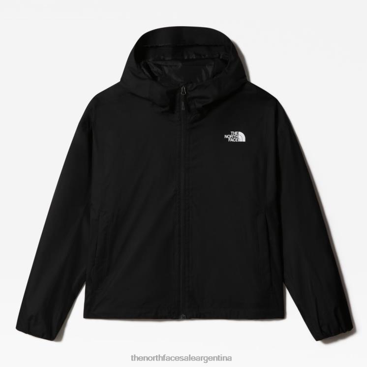 FFV041511 negro The North Face chaqueta de búsqueda recortada de talla grande para mujer