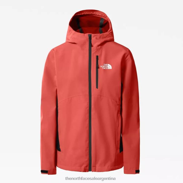 FFV041569 naranja resplandor The North Face chaqueta mikeno shell mujer