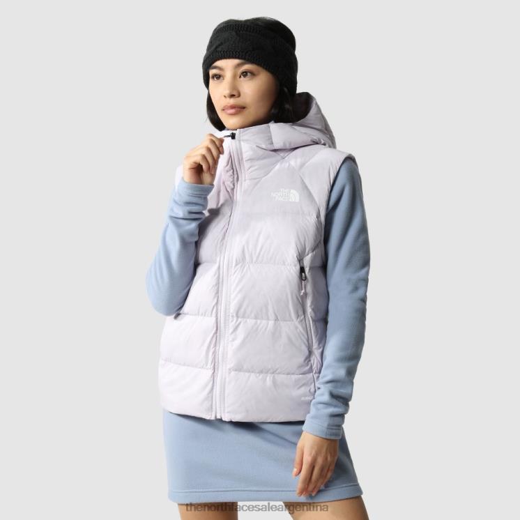 FFV041572 niebla de lavanda The North Face chaleco de plumas hyalite para mujer