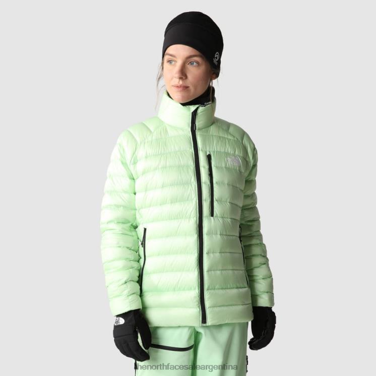FFV041747 pátina verde The North Face chaqueta de plumas breithorn summit para mujer