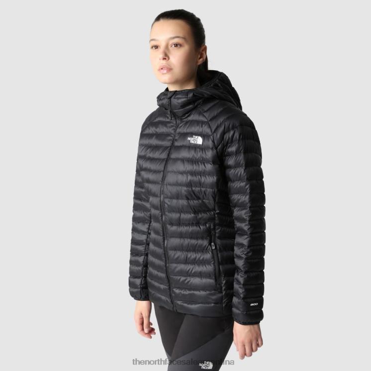 FFV042078 negro The North Face chaqueta con capucha de plumón bettaforca para mujer