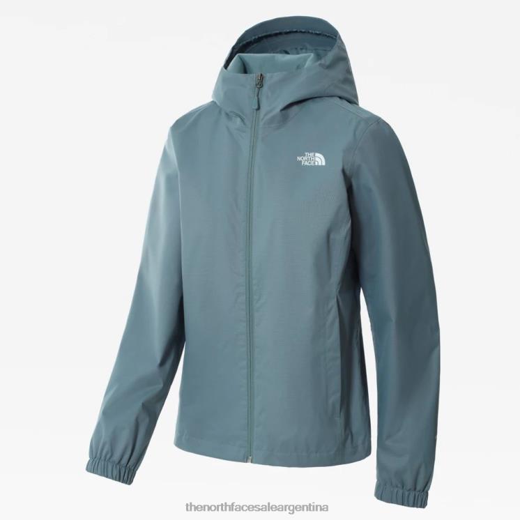 FFV042340 azul negro The North Face chaqueta con capucha de búsqueda de mujer