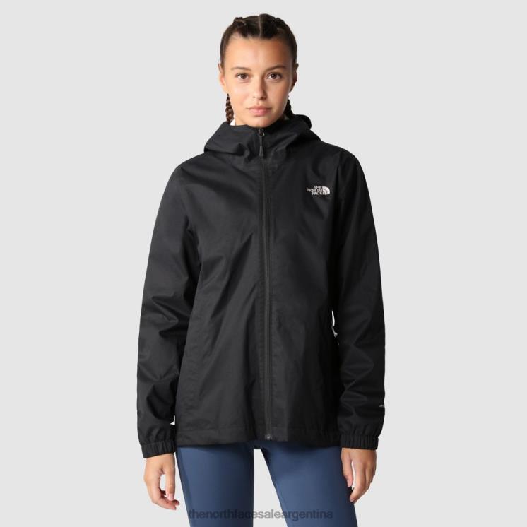 FFV042342 gris The North Face chaqueta con capucha de búsqueda de mujer