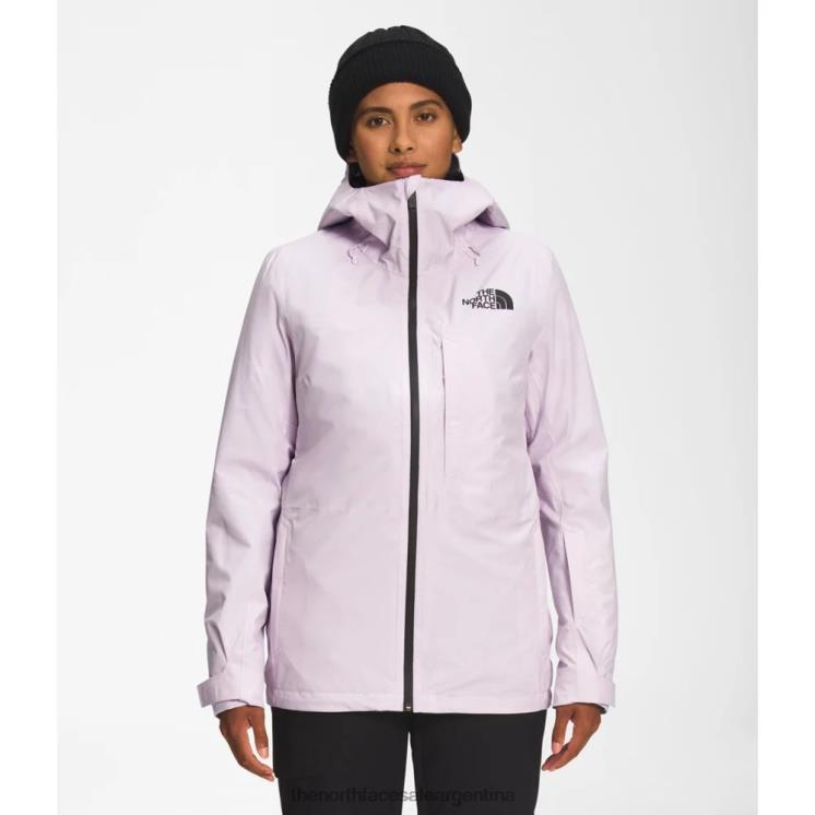 FFV043539 niebla de lavanda The North Face chaqueta triclimate thermoball eco snow mujer