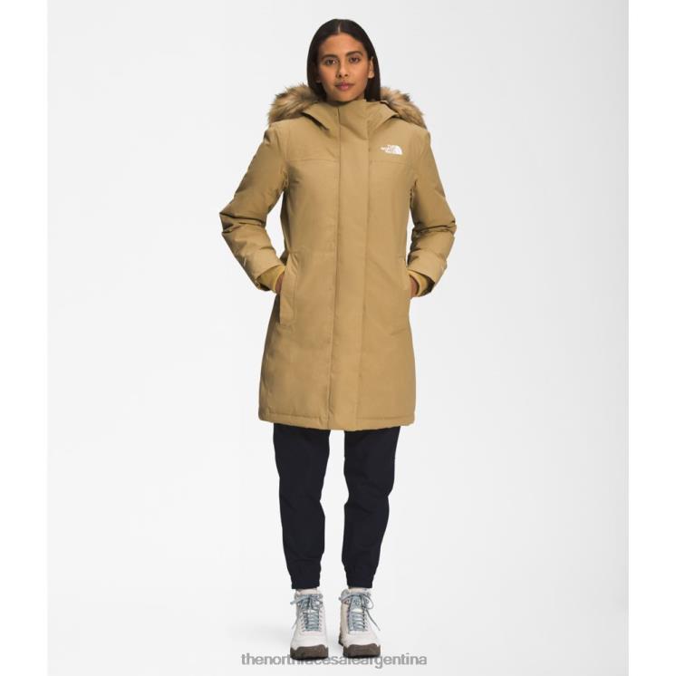 FFV043575 broncearse The North Face parka ártica mujer