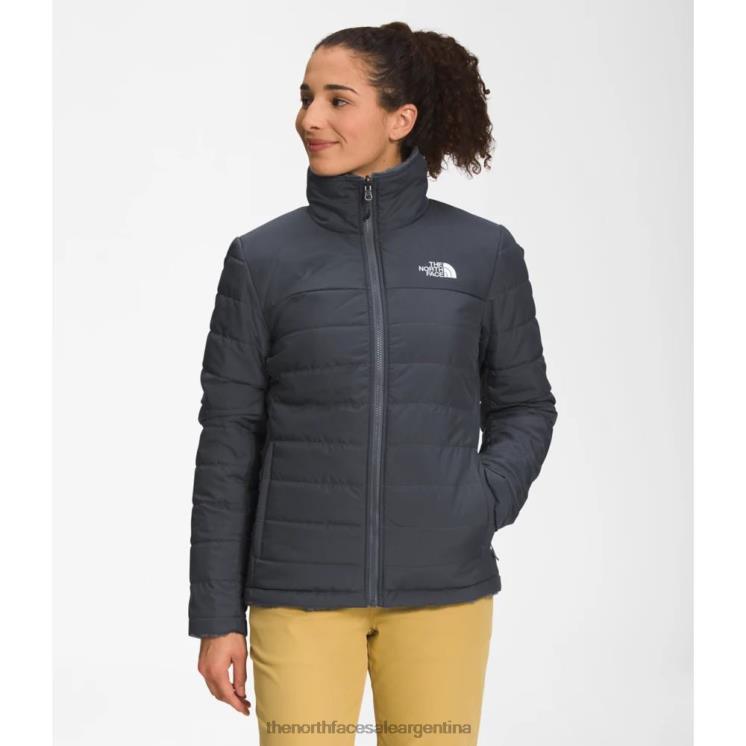 FFV043588 gris The North Face chaqueta reversible con aislamiento mossbud para mujer