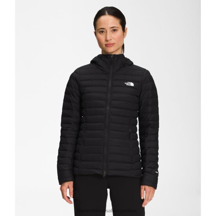 FFV043607 negro The North Face sudadera con capucha elástica para mujer