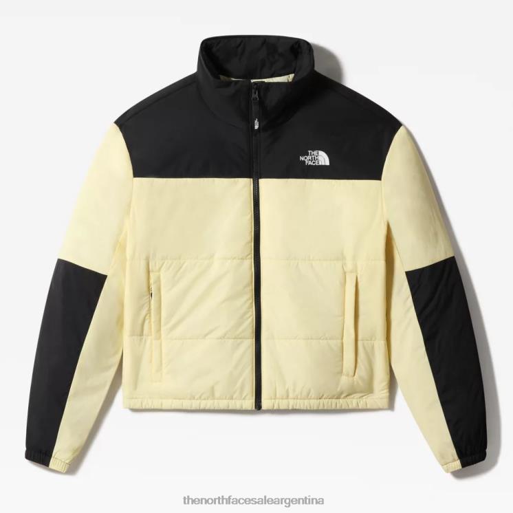 FFV04361 plátano pálido The North Face chaqueta acolchada gosei mujer