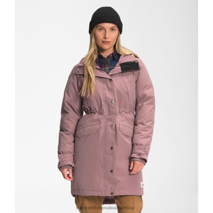 FFV043868 malva crepuscular The North Face parka de nieve para mujer