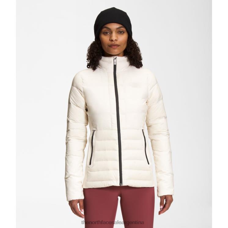 FFV043906 blanco The North Face chaqueta híbrida de plumón evelu para mujer