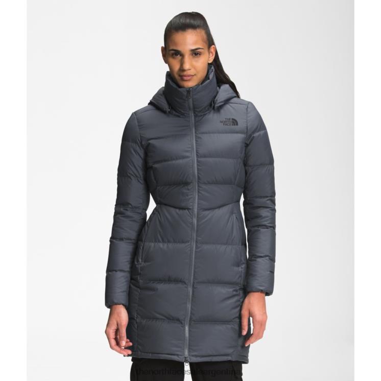 FFV044121 gris The North Face parka mujer metrópolis