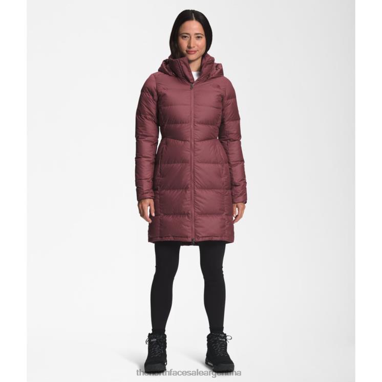 FFV044122 jengibre The North Face parka mujer metrópolis