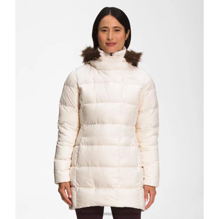 FFV044131 blanco The North Face Parka de plumas New Dealio para mujer.