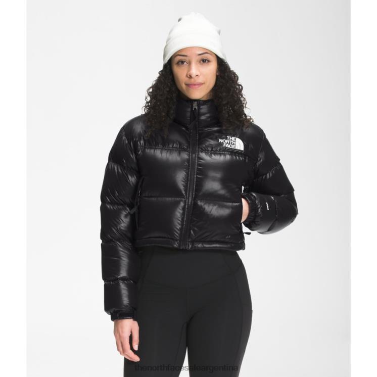 FFV044148 negro The North Face chaqueta corta nuptse mujer