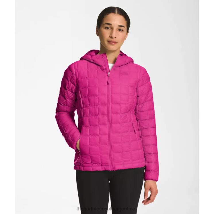 FFV044196 rosa fucsia The North Face sudadera con capucha thermoball eco 2.0 para mujer