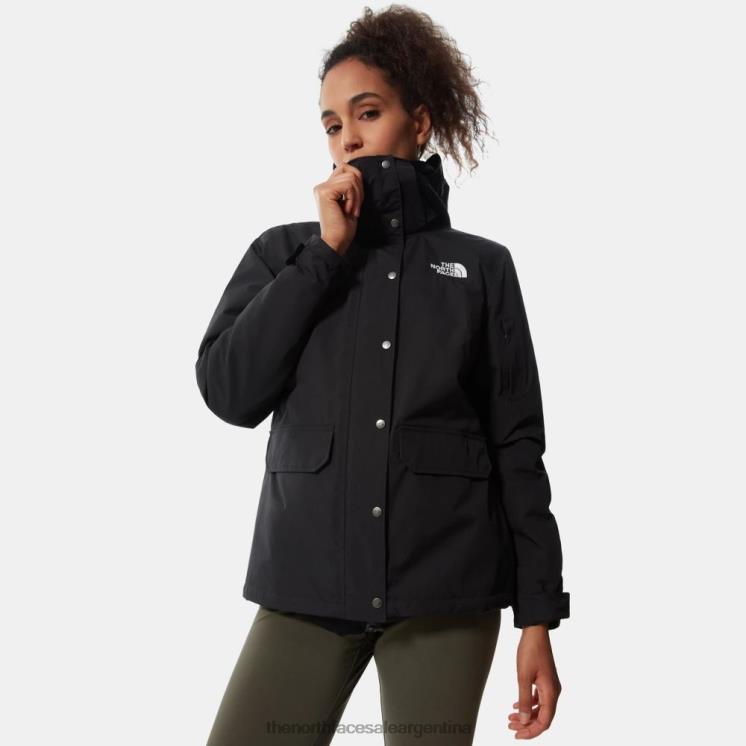 FFV04428 negro The North Face chaqueta triclimate mujer pinecroft