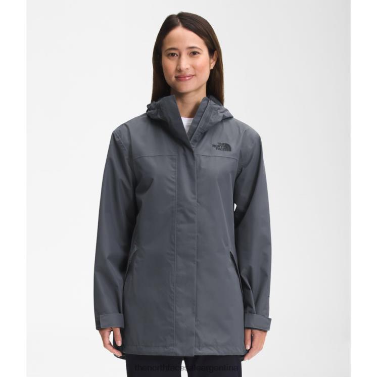 FFV044344 gris The North Face viaje de mujer midi