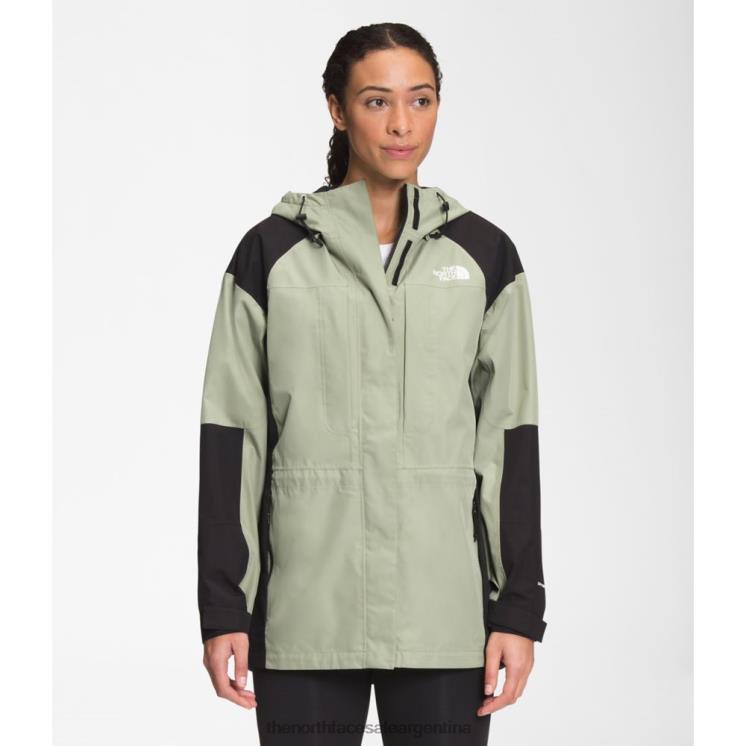 FFV044355 té verde The North Face chaqueta de montaña mujer 2000