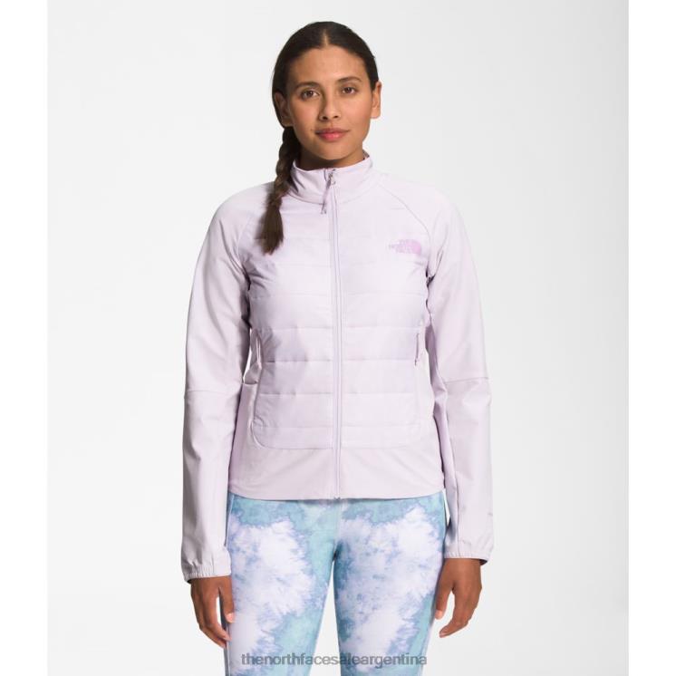FFV044426 niebla de lavanda The North Face chaqueta híbrida de refugio para mujer
