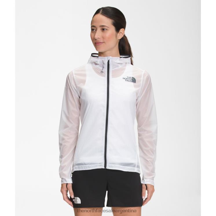 FFV044488 blanco The North Face chaqueta cortavientos lightriser de vuelo para mujer