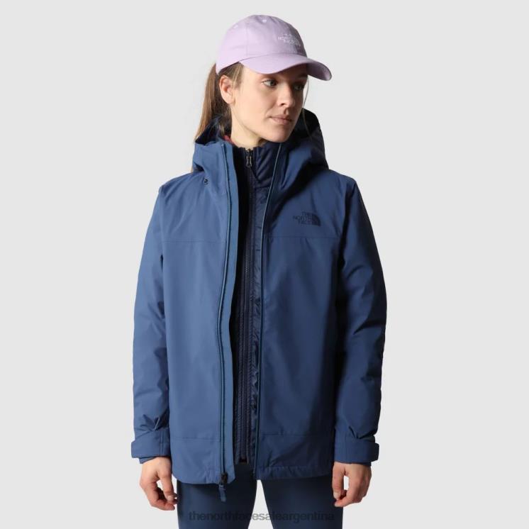 FFV04464 azul sombreado The North Face chaqueta triclimate mountain light Futurelight para mujer