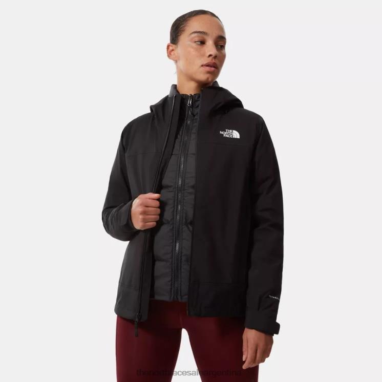 FFV04466 negro The North Face chaqueta triclimate mountain light Futurelight para mujer