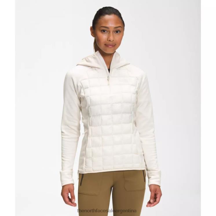 FFV044680 blanco The North Face chaqueta ecológica híbrida thermoball 2.0 para mujer