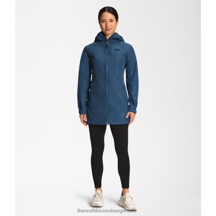 FFV044684 azul sombreado The North Face Parka Dryzzle FutureLight para mujer