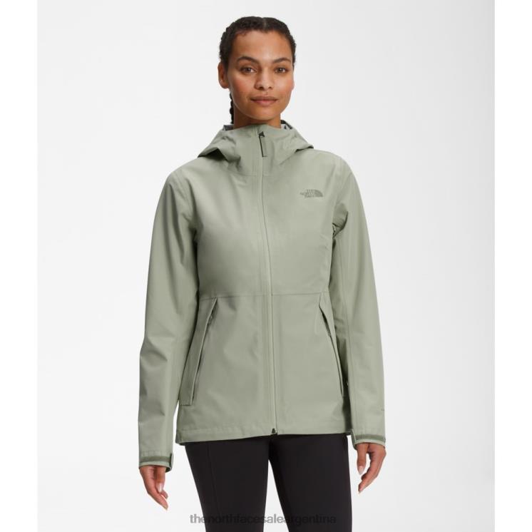 FFV044687 té verde The North Face chaqueta dryzzle Futurelight mujer