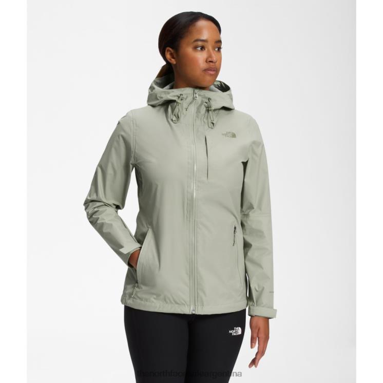 FFV044692 té verde The North Face chaqueta alta vista mujer