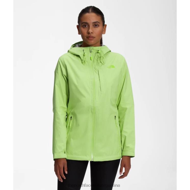 FFV044696 verde The North Face chaqueta alta vista mujer