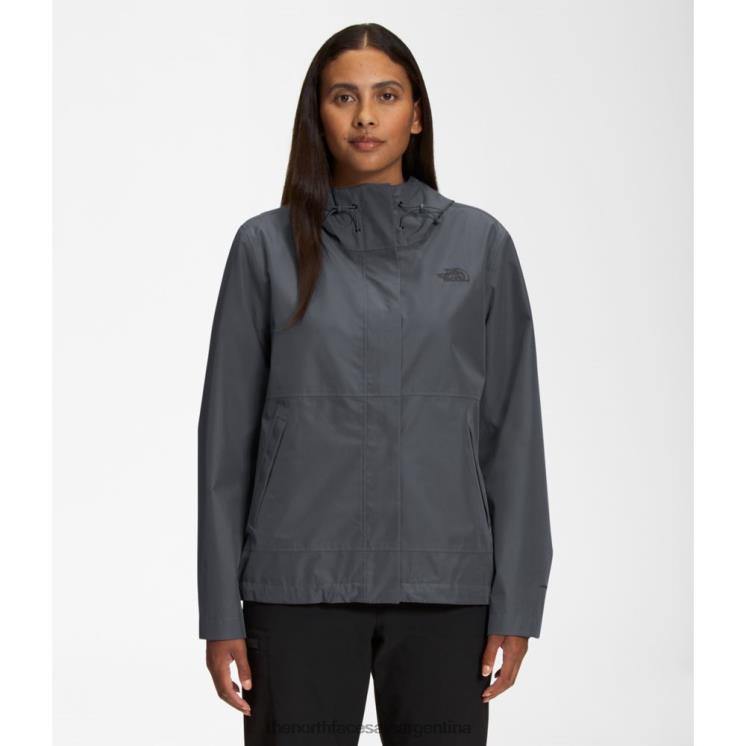 FFV044772 gris The North Face chaqueta woodmont mujer