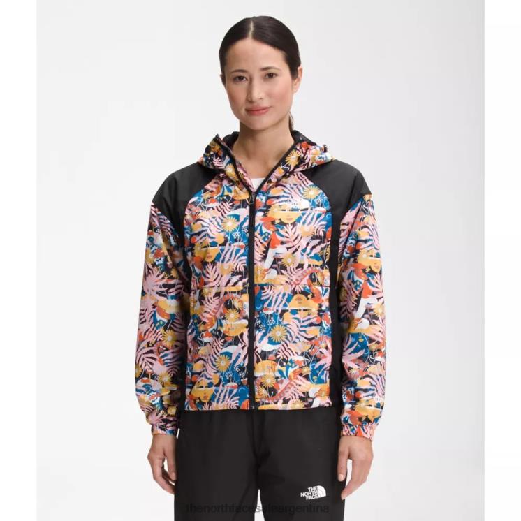 FFV044782 negro The North Face chaqueta hidrenalina estampada 2000ï¾¡ï¾ª25 de longitud