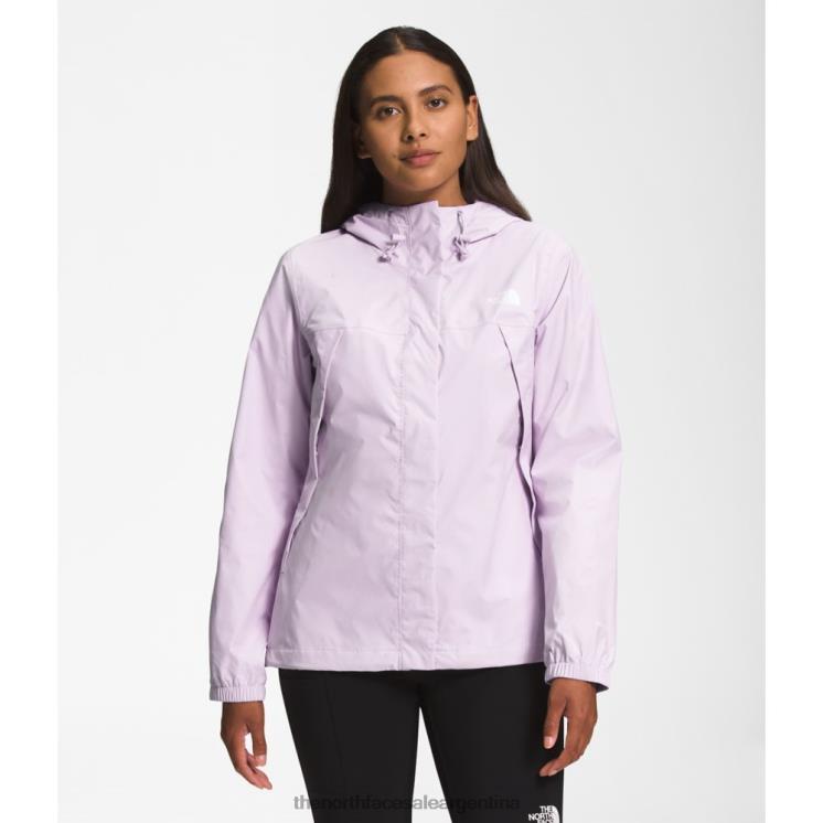 FFV044799 niebla de lavanda The North Face chaqueta anora mujer