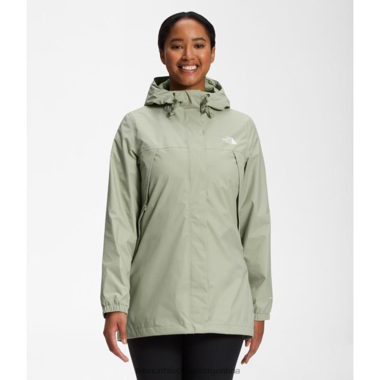 FFV044809 té verde The North Face parka anora mujer