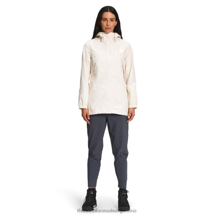 FFV044812 blanco The North Face parka anora mujer