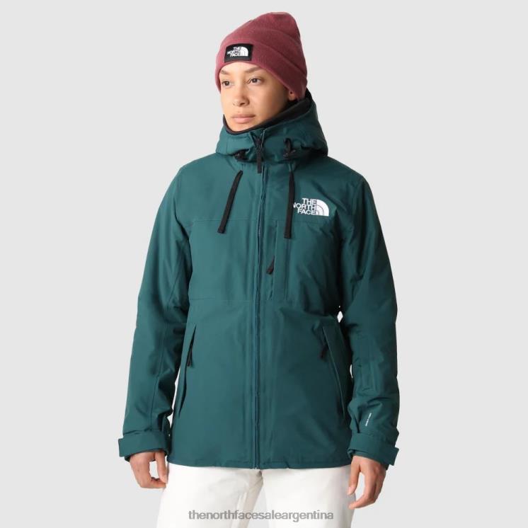 FFV04516 verde The North Face chaqueta superlu mujer